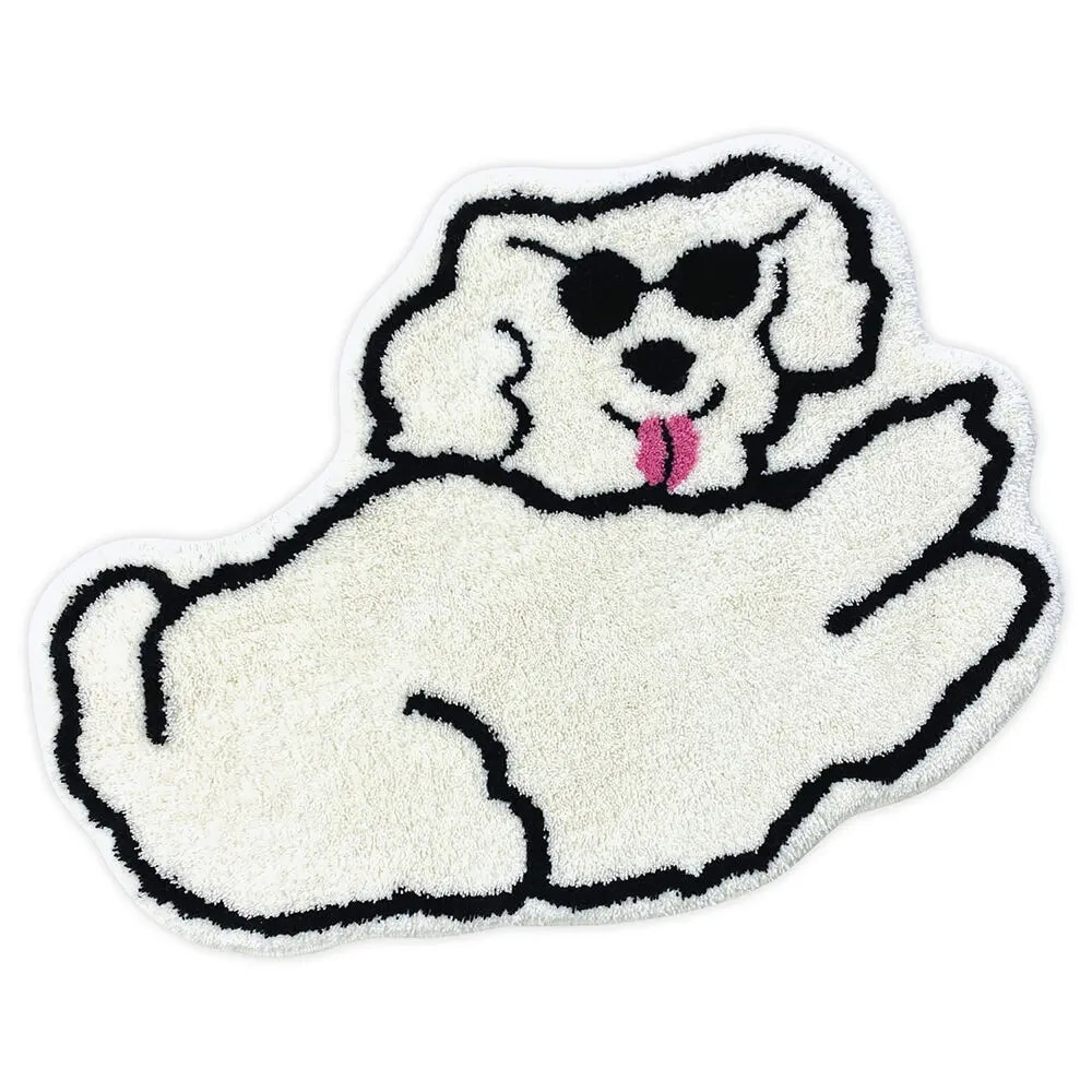 リリアンマルティネスbfgf正規品ラグ bfgf Lilian Martinez コラボレーションラグマット “Pooch” | パイル短