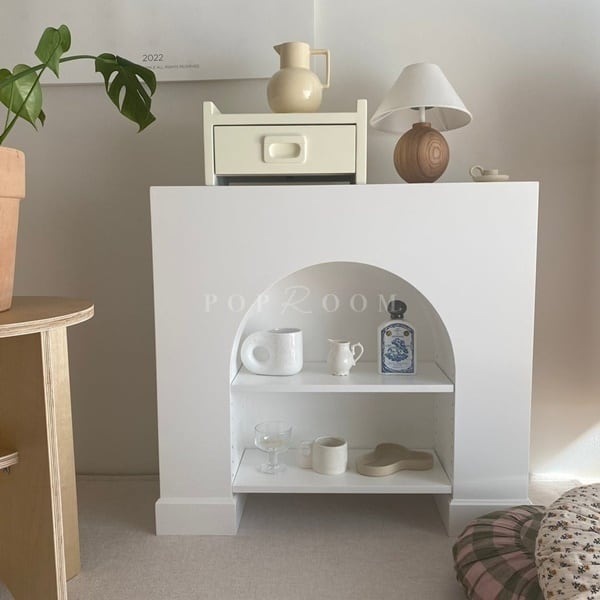 マントルピース POPROOM アーチマントルピース R1606 | 棚・チェスト・キャビネット